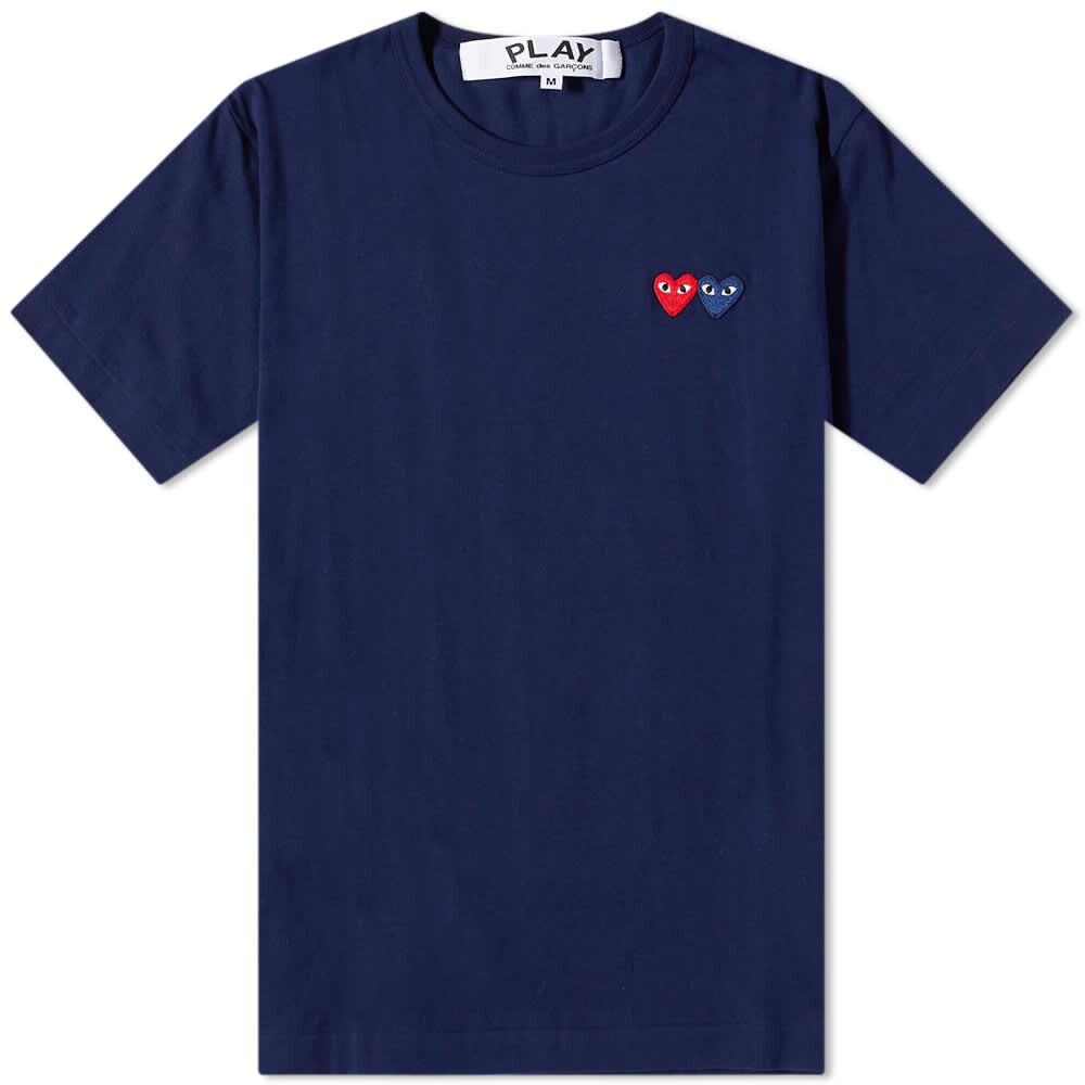 

Футболка Comme des Garcons Play с двойным сердцем