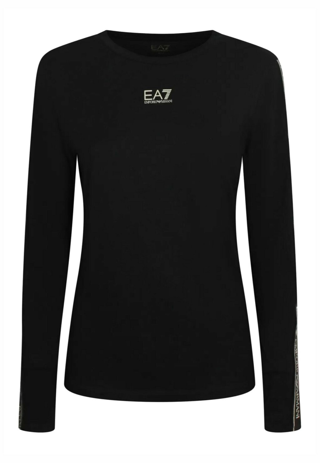

Футболка с длинным рукавом EA7 Emporio Armani, черная, Черный