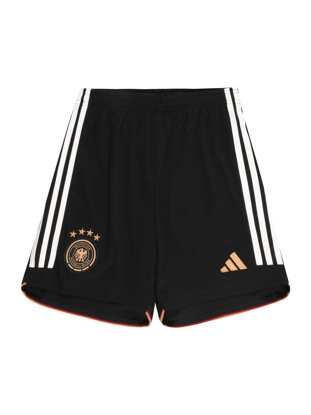 

Обычные тренировочные брюки ADIDAS PERFORMANCE Germany 22 Home, черный