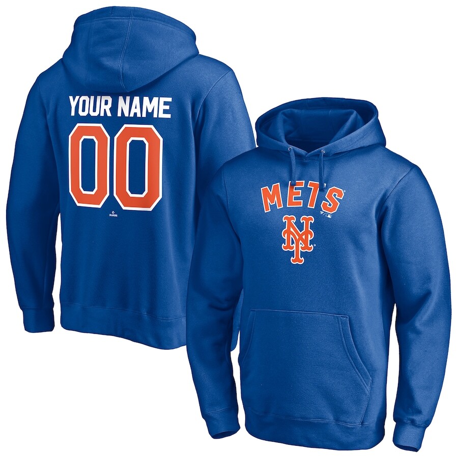 

Пуловер с капюшоном Fanatics Branded New York Mets, роял