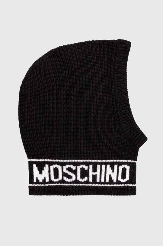 

Шерстяная балаклава Moschino, черный