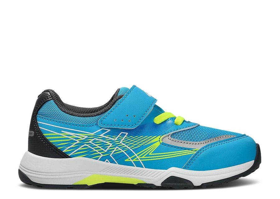 

Кроссовки ASICS Lazerbeam KE MG GS, цвет Blue Lime