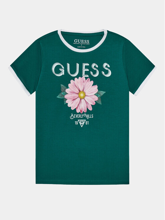 

Футболка стандартного кроя Guess, зеленый