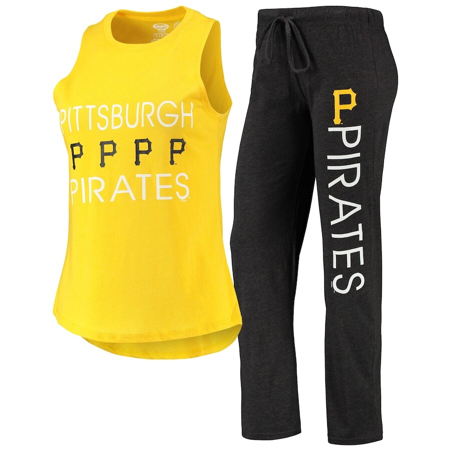 

Пижамный комплект Concepts Sport Pittsburgh Pirates, черный
