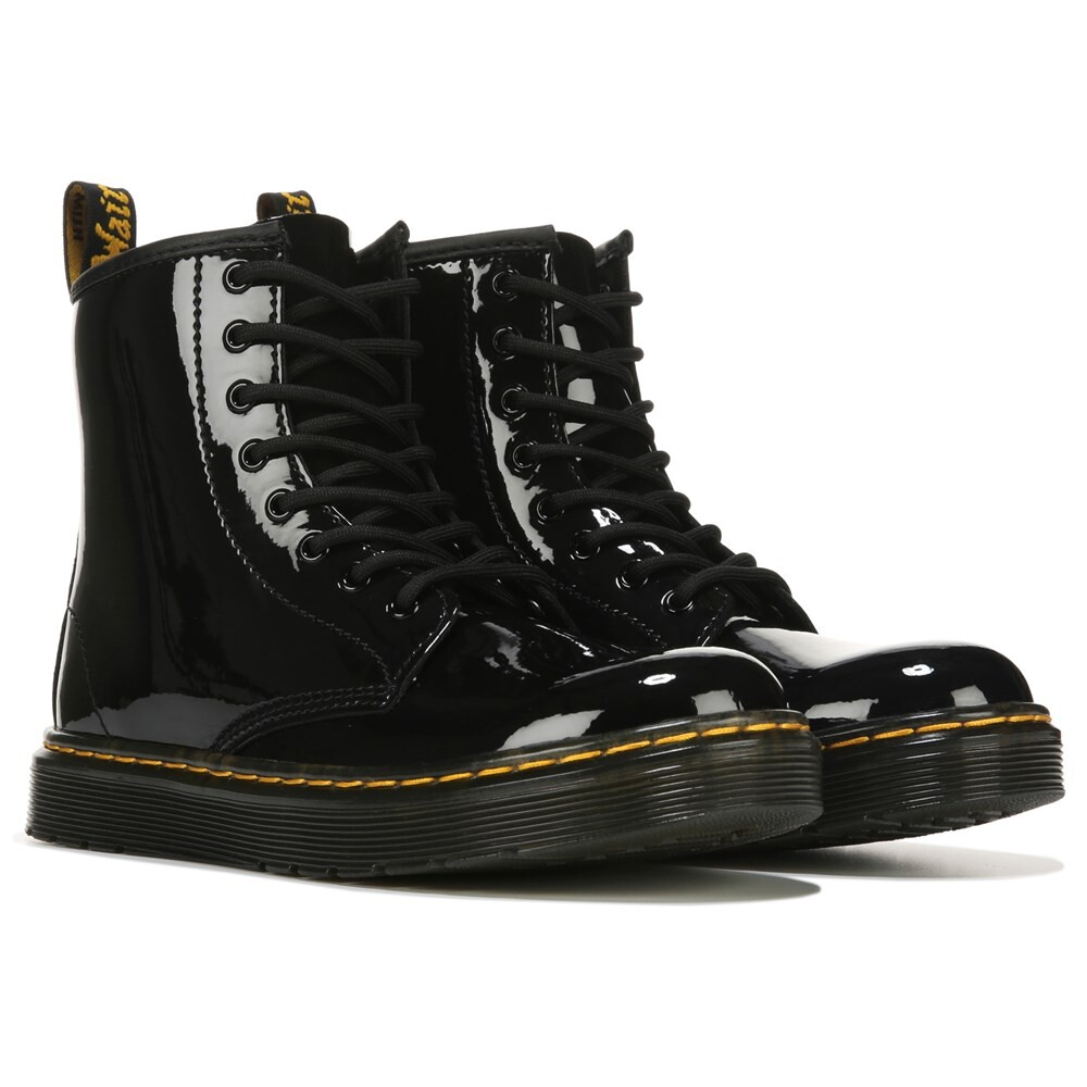 

Детские ботинки Zavala Combat на шнуровке для маленьких/больших детей Dr. Martens, черный