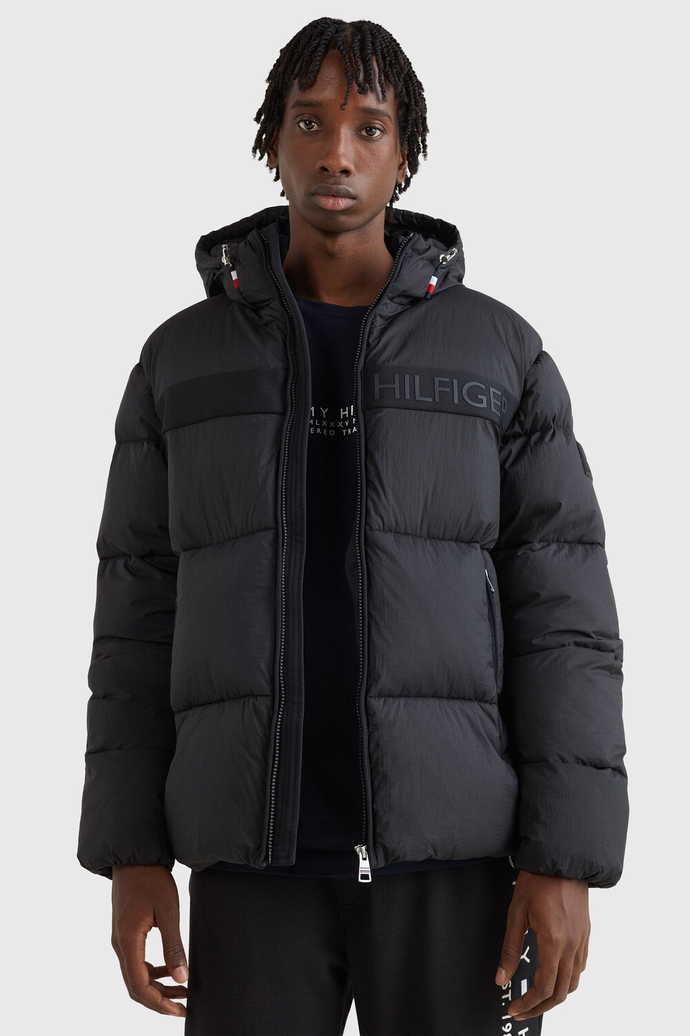 

Черный пуховик High Loft Tommy Hilfiger, черный