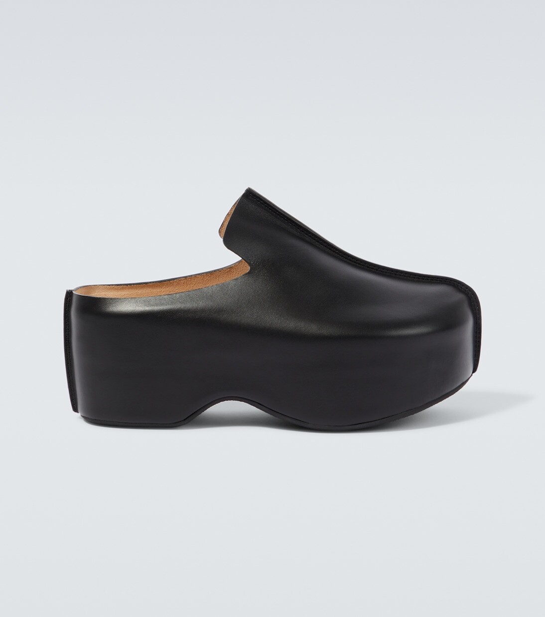 

Кожаные сабо на платформе Jw Anderson, черный