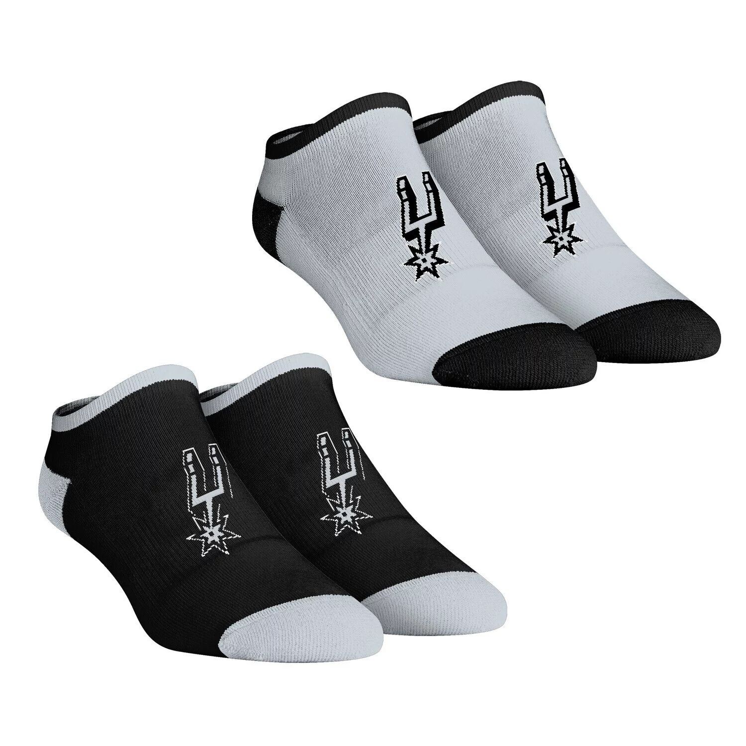 

Женские носки Rock Em Socks San Antonio Spurs Core Team, комплект из 2 коротких носков до щиколотки