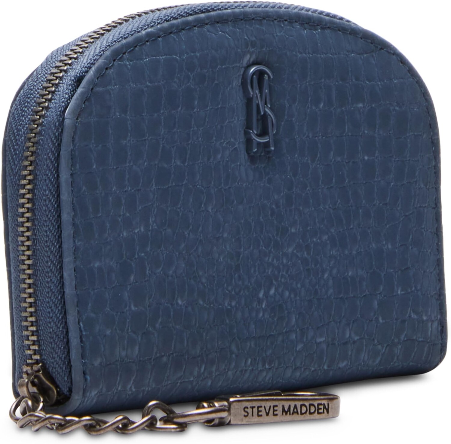 

Кошелек Bjadez Matte Croco Dome Ziparound Pouch Steve Madden, синий
