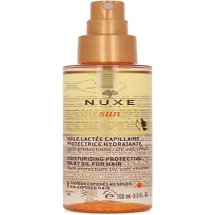 Солнцезащитное защитное молочное масло для волос 100мл, Nuxe