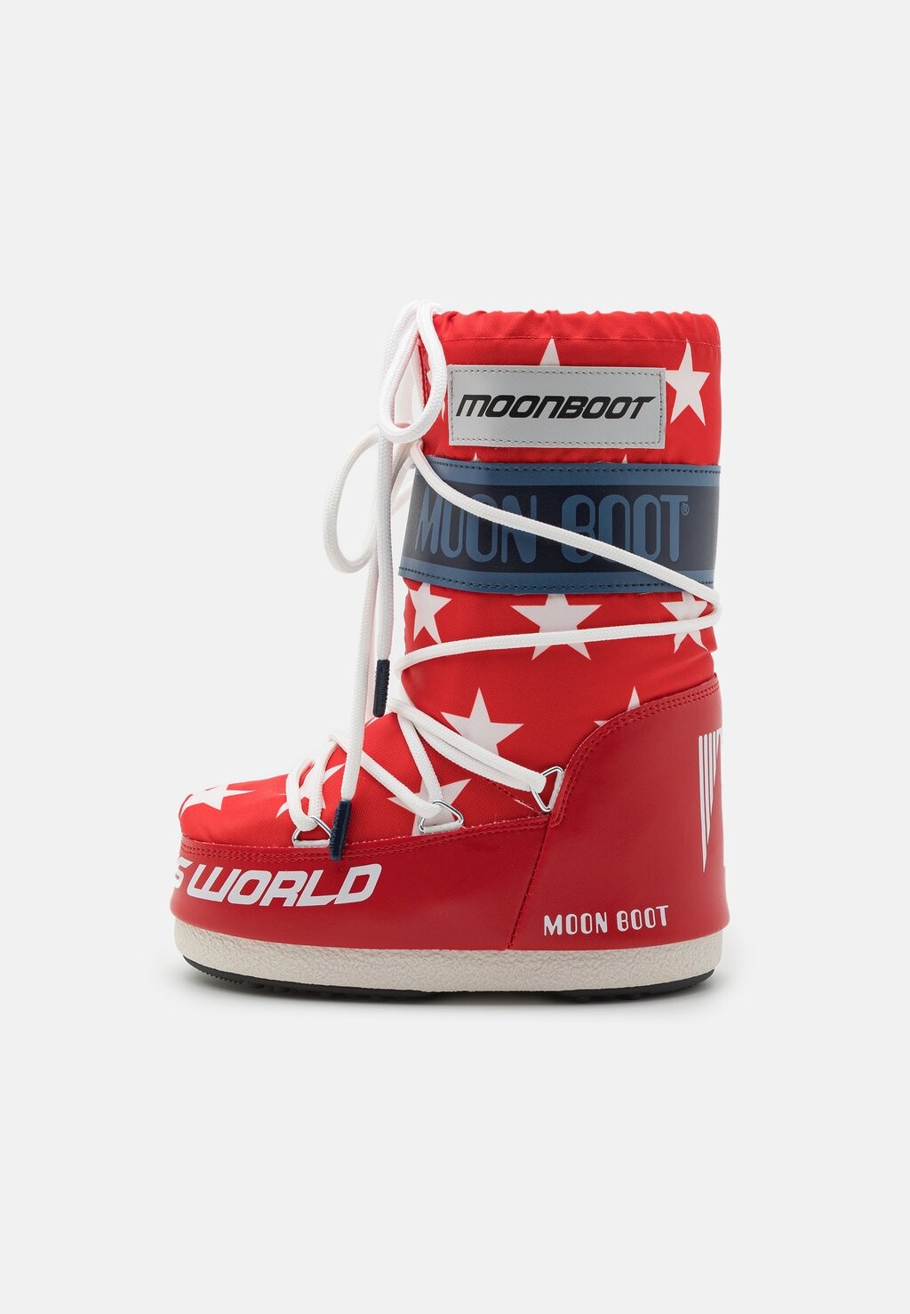

Ботинки на шнуровке Icon Retrobiker Unisex Moon Boot, белый