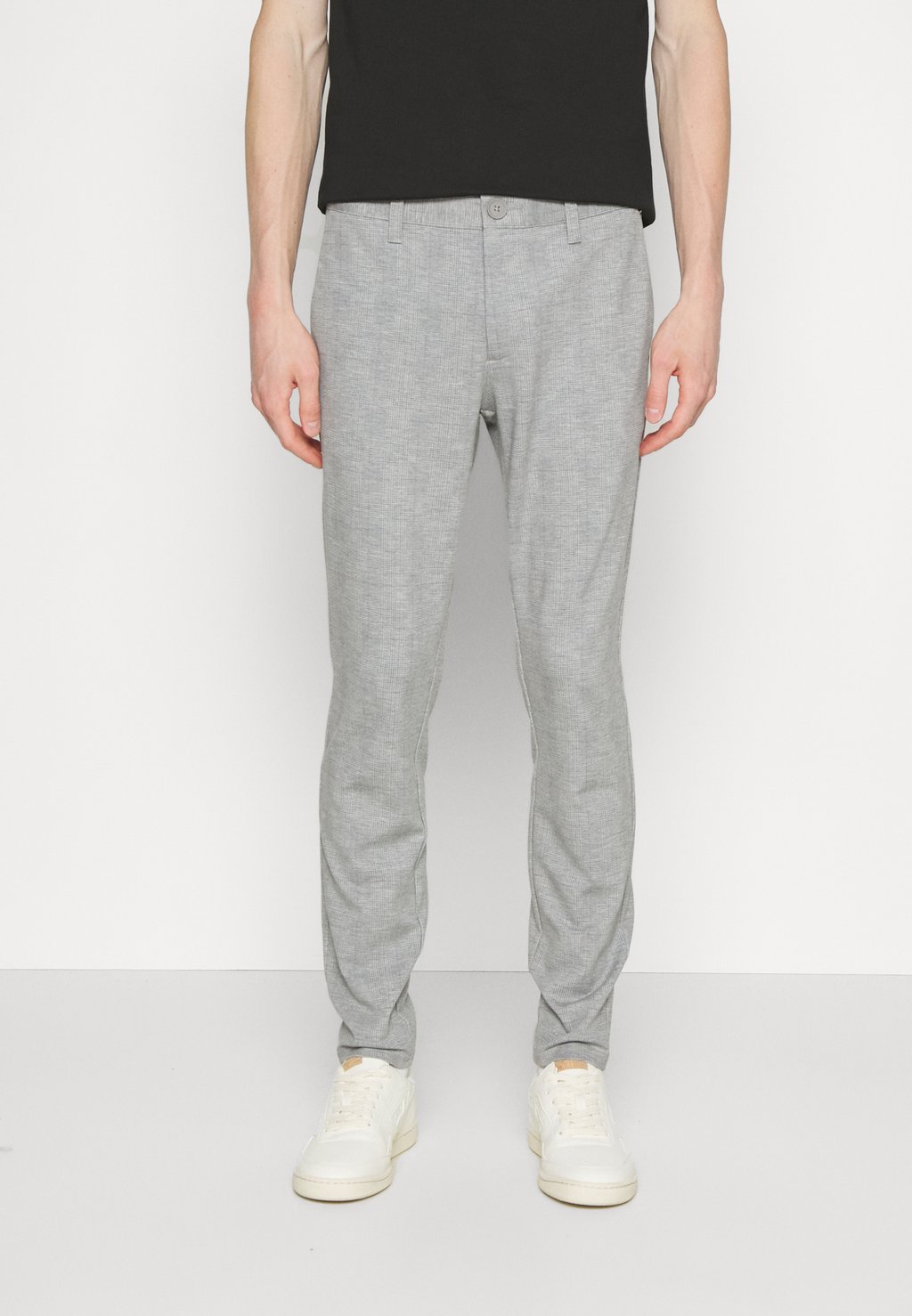 Брюки ONSMARK CHECK PANT Only & Sons, цвет light grey melange брюки onsmark pant only