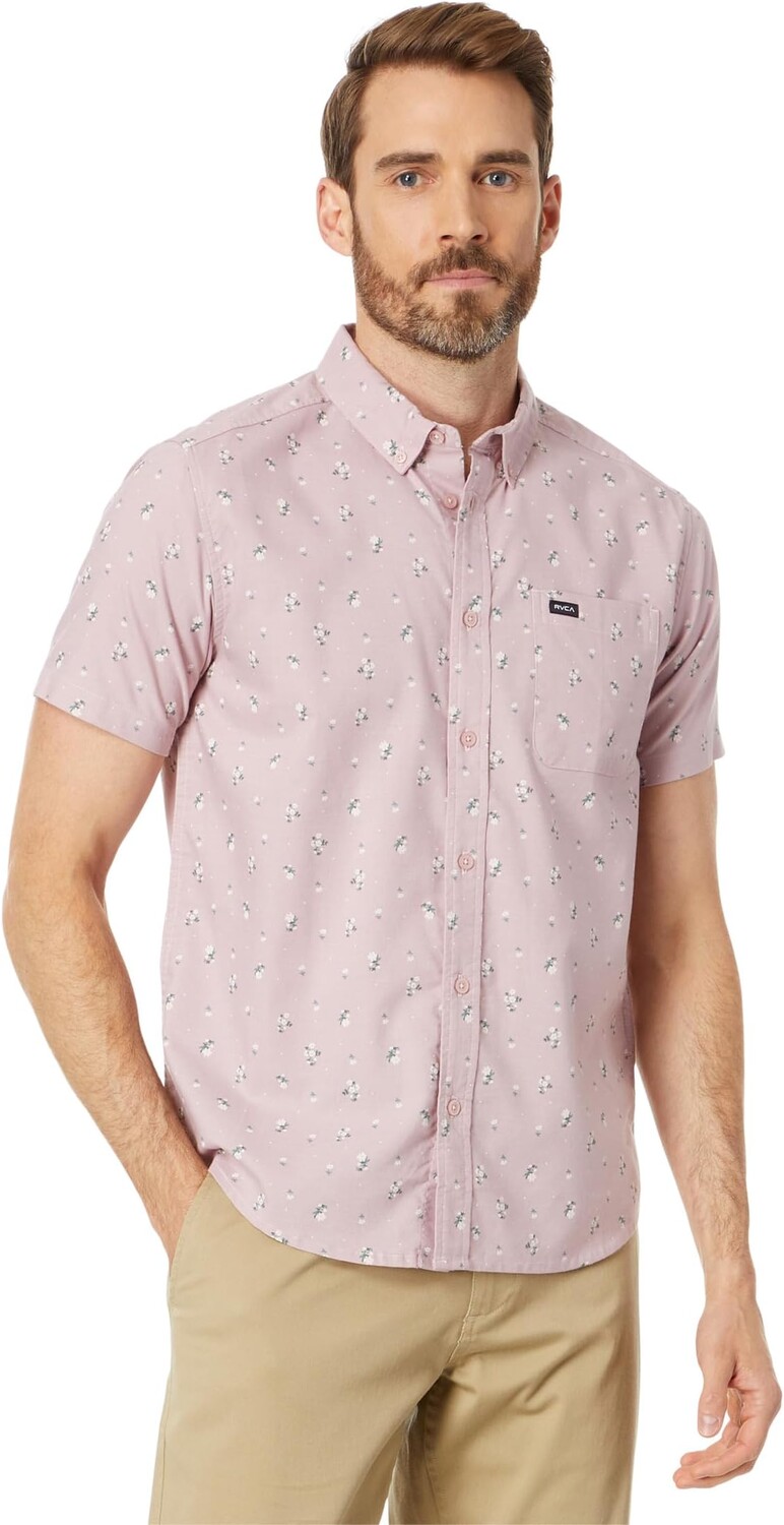 

Рубашка That'll Do Print Short Sleeve Woven RVCA, цвет Pale Mauve 1
