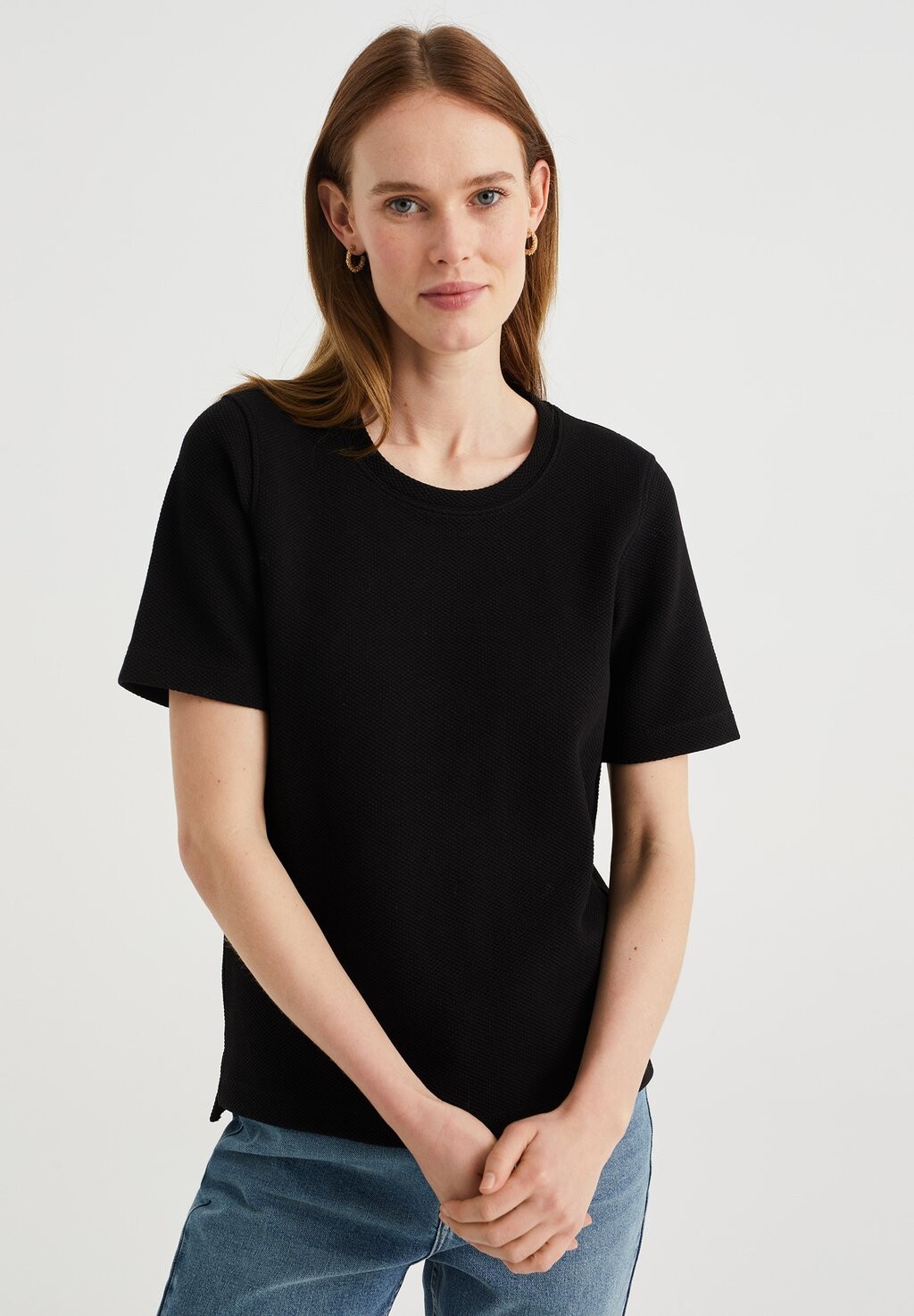 

Базовая футболка MET STRUCTUUR WE Fashion, цвет black