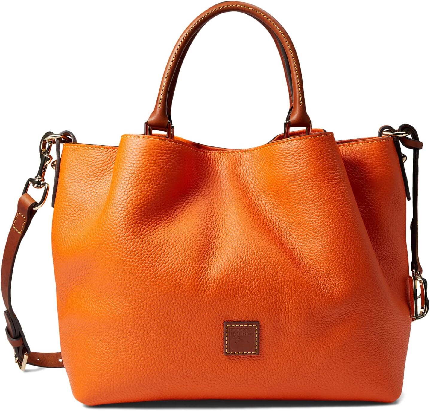 

Сумка Pebble II Barlow Dooney & Bourke, цвет Clementine