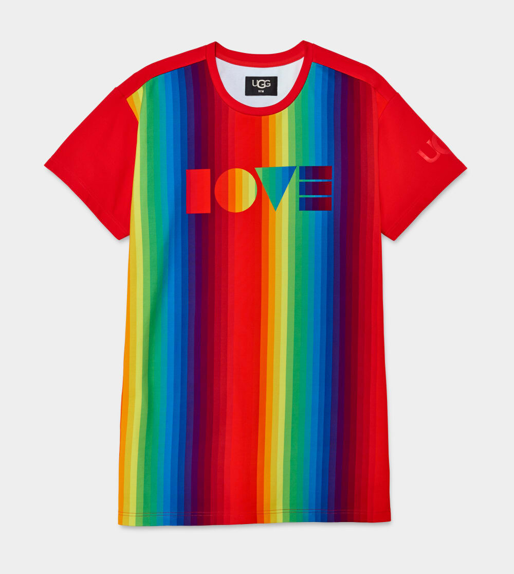 

Футболка PRIDE Logo T-Shirt Dress UGG, мультиколор