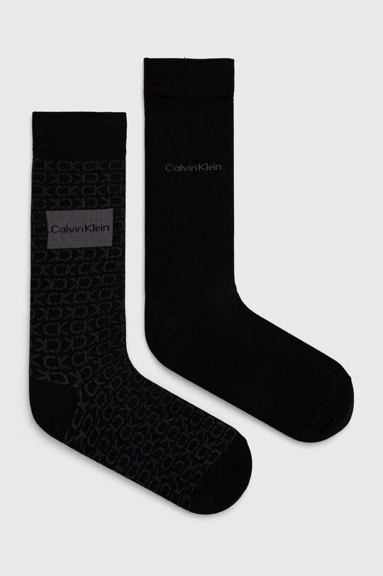 

Носки , 2 пары Calvin Klein, черный