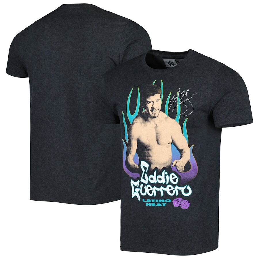 

Футболка с коротким рукавом WWE Authentic Eddie Guerrero, черный