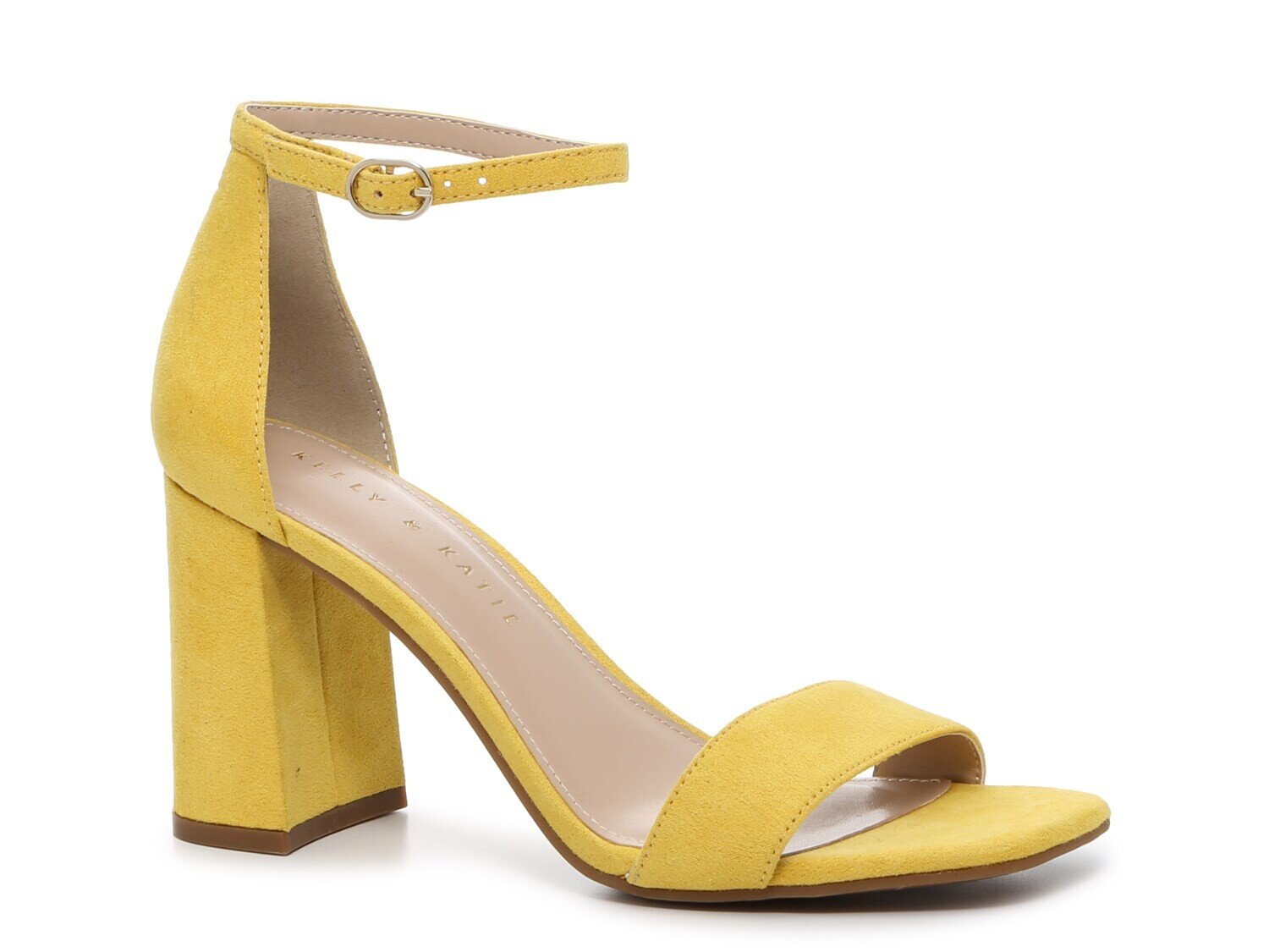 

Сандалии Kelly & Katie Caital, yellow fabric / covered heel