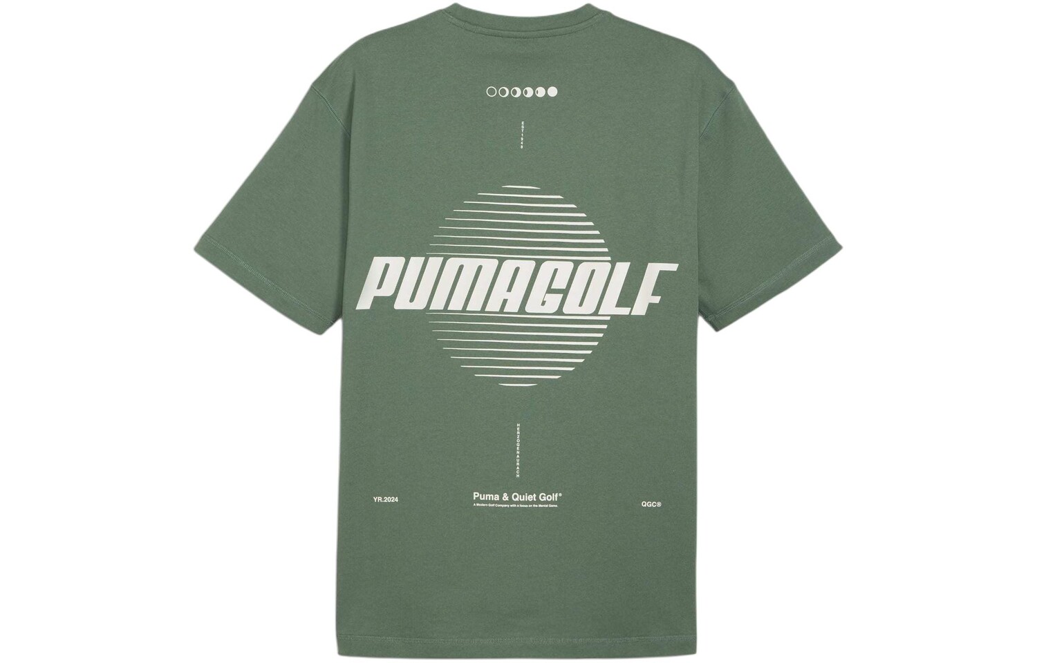 

Футболка мужская горохово-зеленая Puma, зеленый