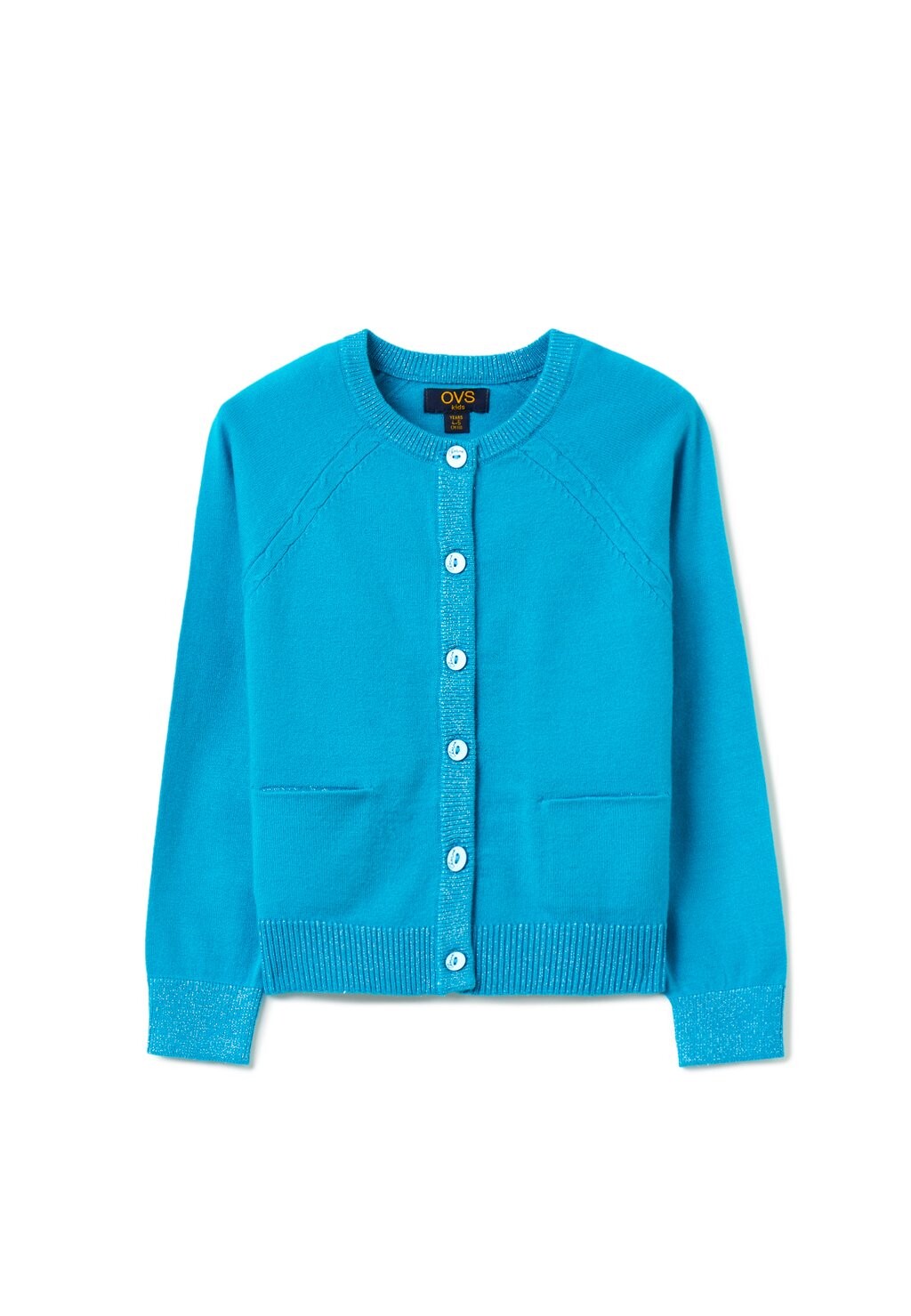 

Кардиган WITH ROUND NECK OVS, синий