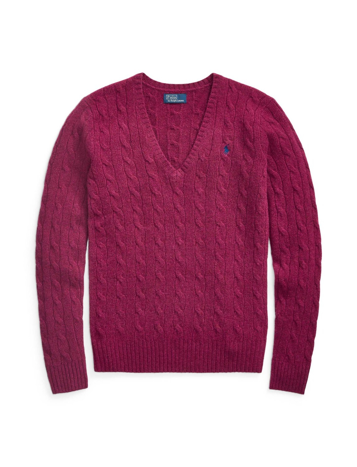 

Вязаный свитер с кашемиром Polo Ralph Lauren, фиолетовый