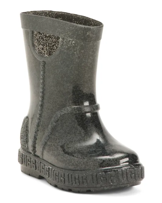 

Блестящие дождевые сапоги Drizlita (для малышей и малышей) Ugg, черный
