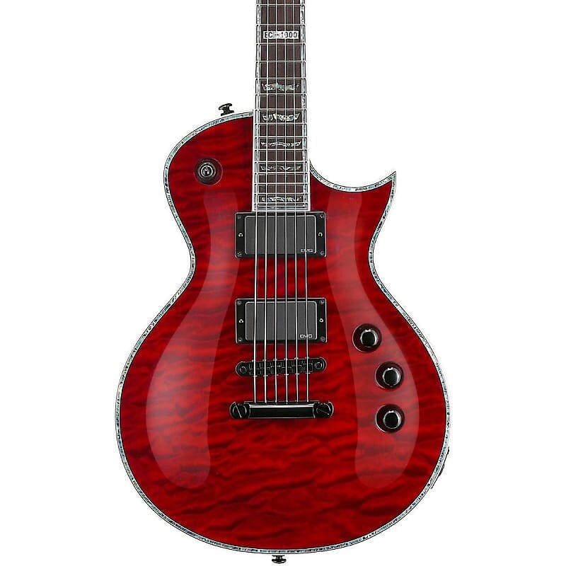 

Электрогитара ESP LTD EC-1000QM - See Thru Black Cherry Electric Guitar