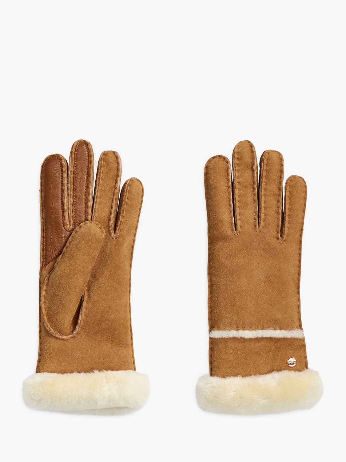 

Перчатки из овчины UGG, каштан