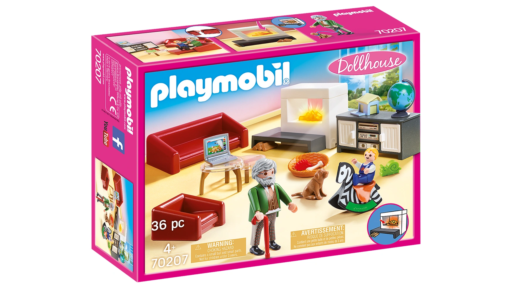Кукольный домик уютная гостиная Playmobil