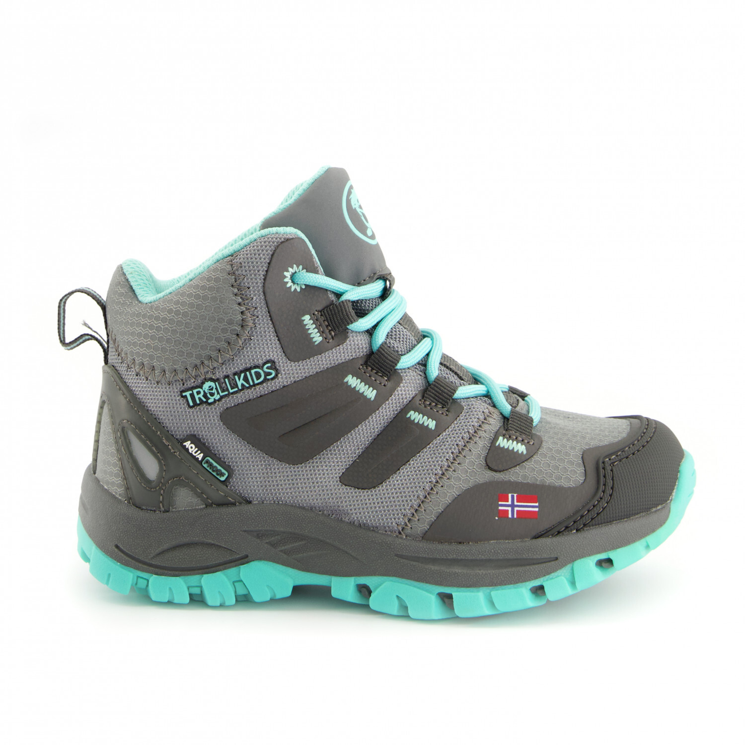 

Ботинки для прогулки Trollkids Kid's Rondane Hiker Mid, цвет Anthracite/Mint