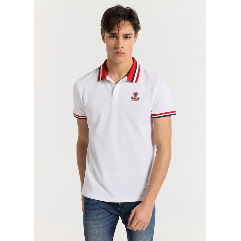 

Поло Lois Jeans 137794-13252-3835-401, белый