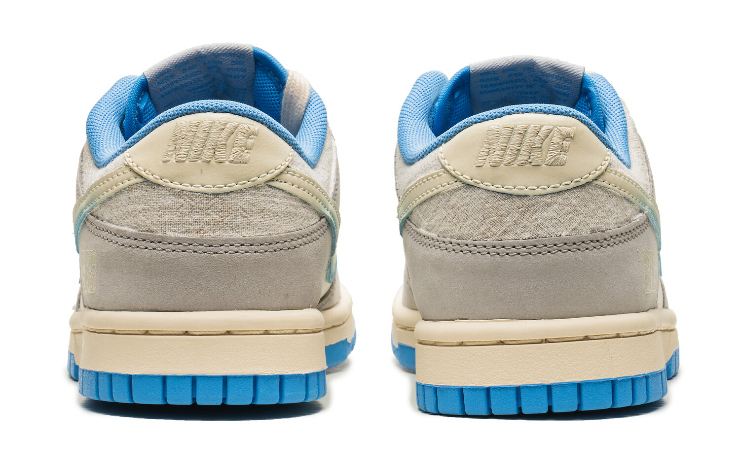 

Кроссовки Nike Dunk Skateboarding Shoes Unisex Low-top White/Gray/Blue, светло-серый