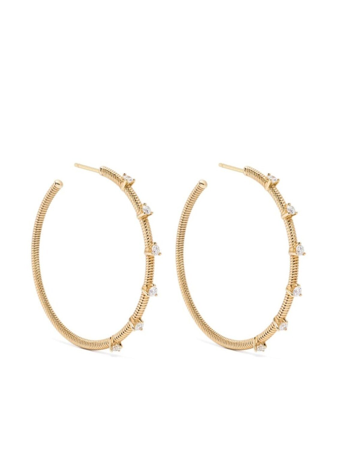 

Серьги Cabo M из желтого золота с бриллиантами LEANDRA, золотой