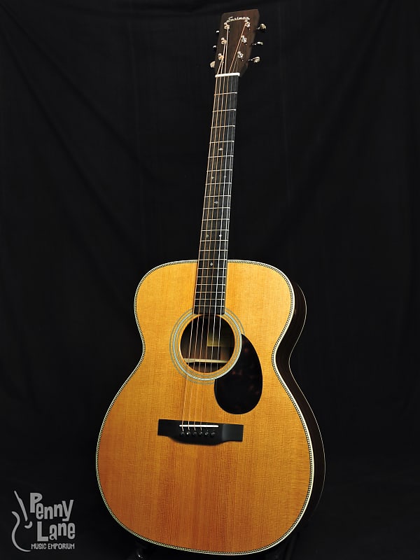 цена Акустическая гитара Eastman E20OM-TC Thermo-Cure Adirondack Top Acoustic Orchestra Model Guitar with Case