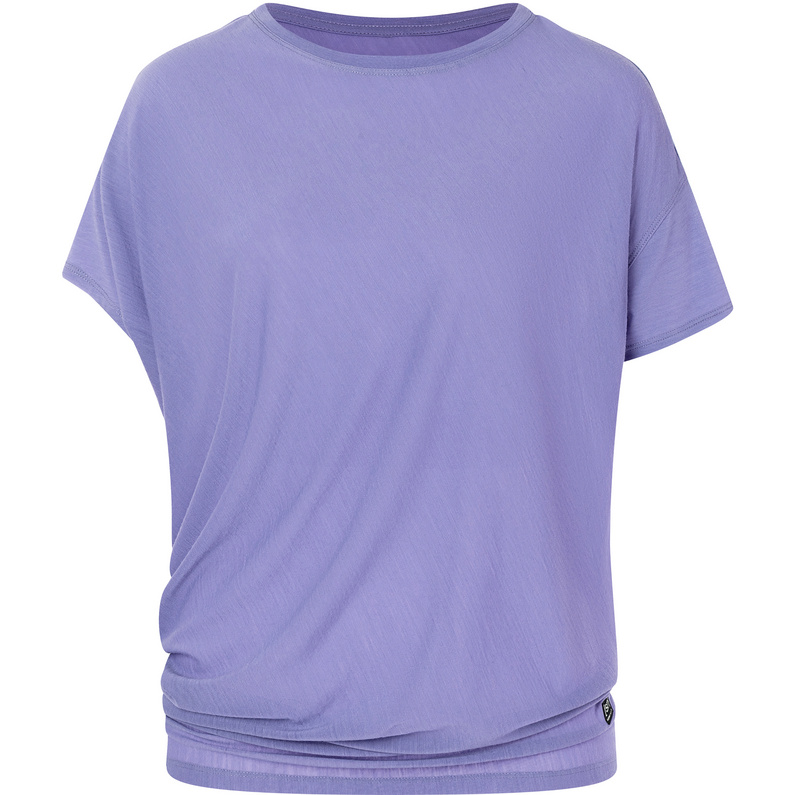 Женская свободная футболка для йоги Super.Natural, фиолетовый