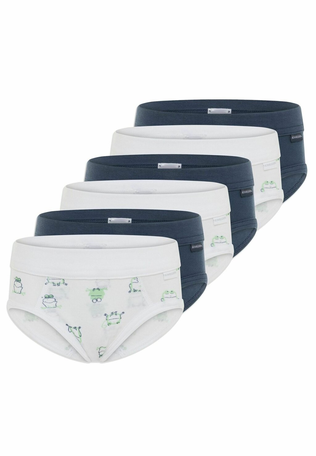 

Трусики 6ER PACK Schiesser, цвет weiß dunkelblau