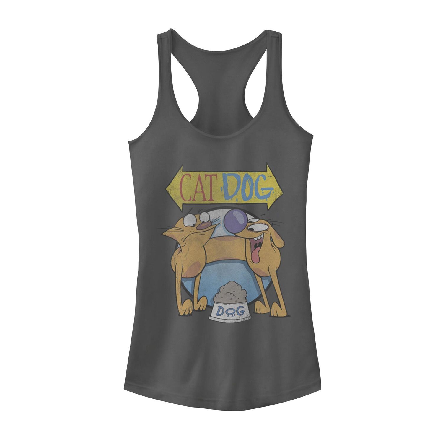 

Классическая майка с логотипом CatDog Duo для юниоров Licensed Character