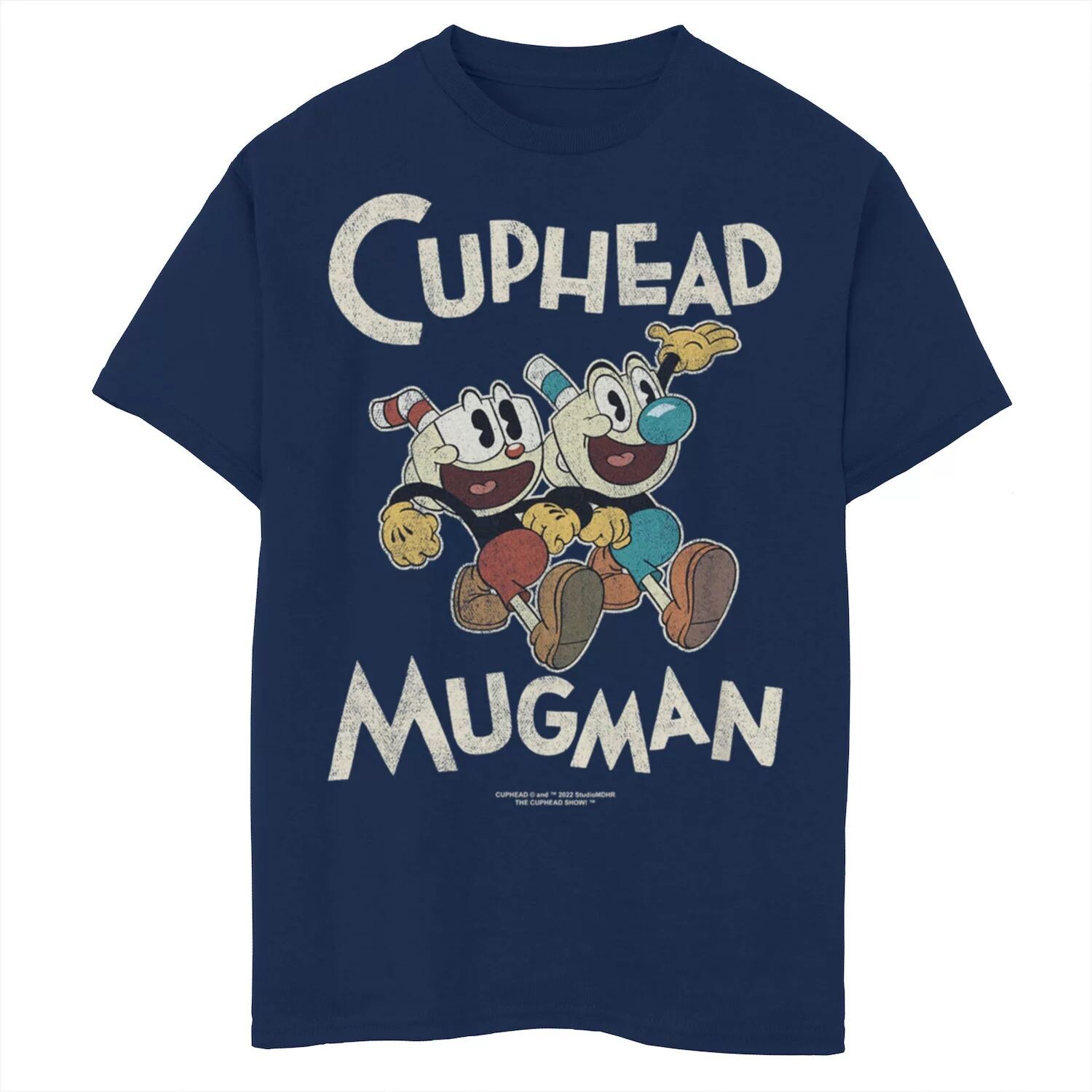 

Футболка Cuphead и Mugman для мальчиков 8–20 лет с выставки Cuphead Show Licensed Character