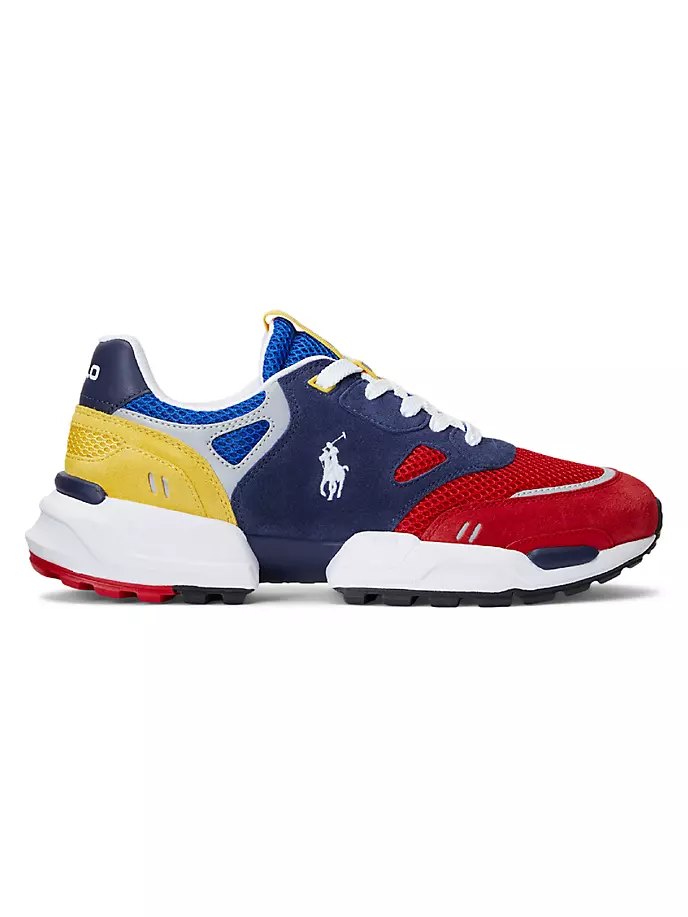 

Разноцветные кроссовки Polo Jogger на шнуровке Polo Ralph Lauren, мультиколор