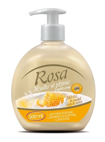 

Роза, Жидкое мыло антибактериальное Медовое, 500 мл, Rosa