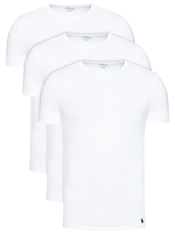 

Комплект из 3 футболок стандартного кроя Polo Ralph Lauren, белый