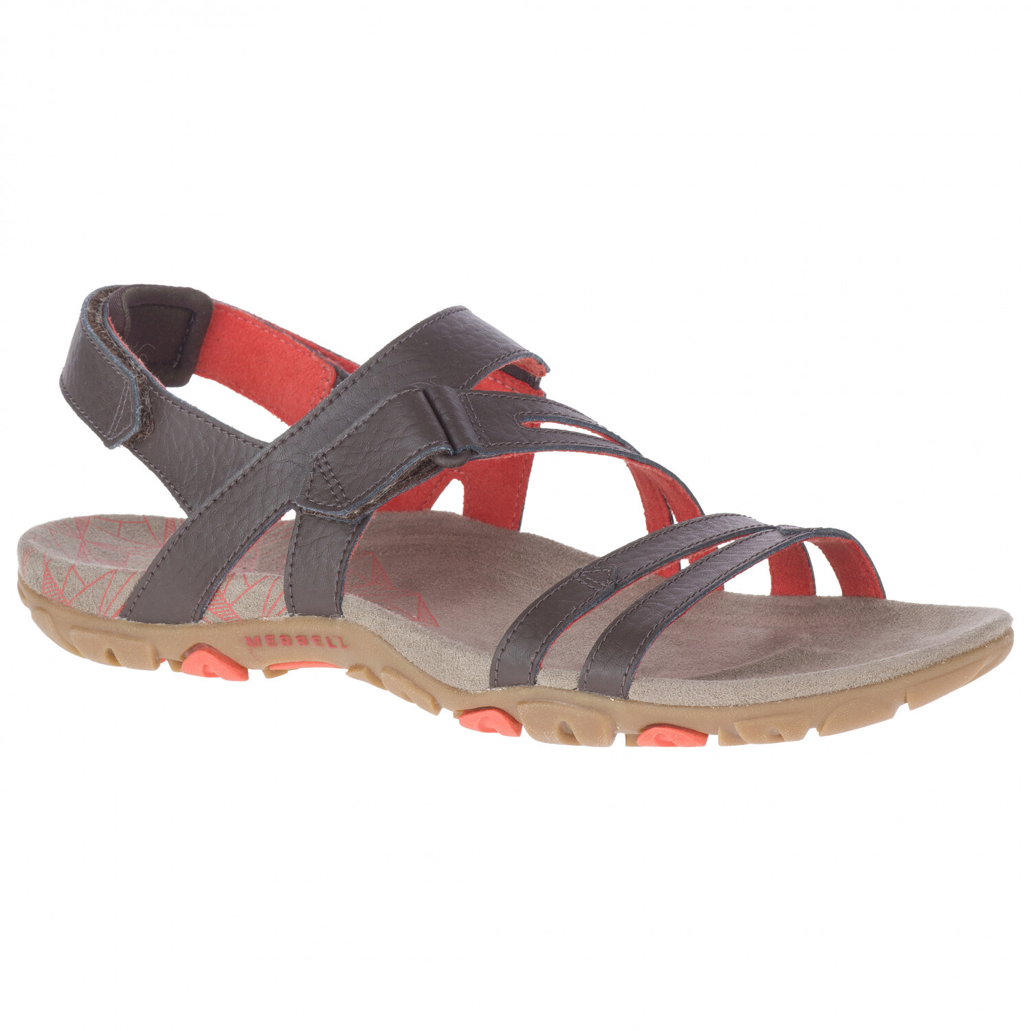 Сандалии Merrell Women's Sandspur Rose Convert, цвет Espresso/Coral