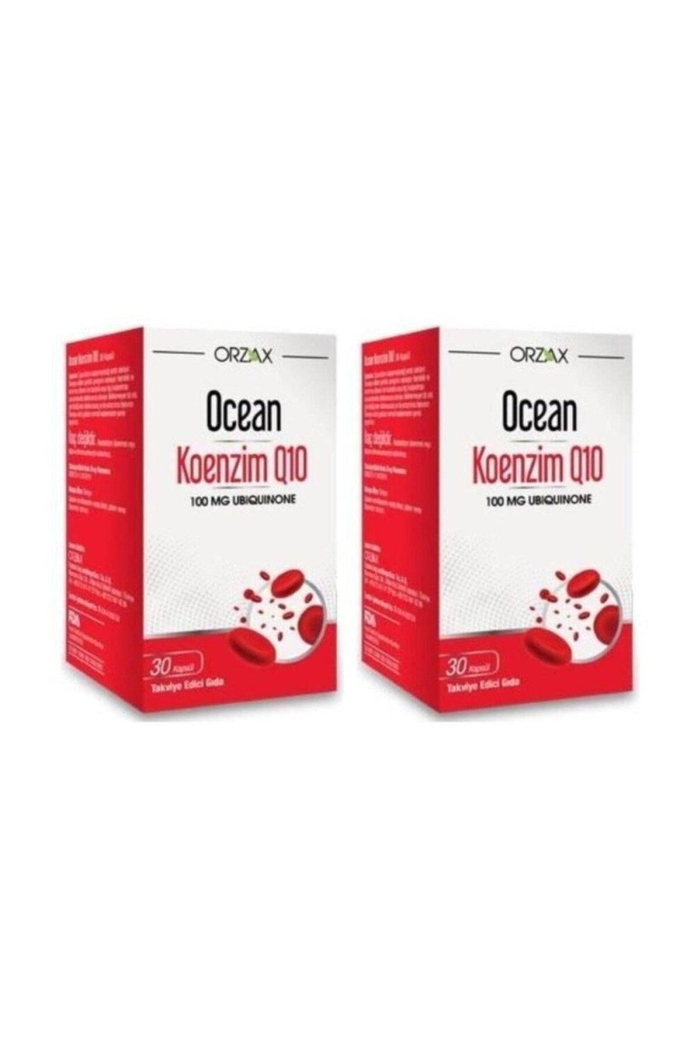 

Океанский коэнзим Q10 100 мг, 2 упаковки, 30 капсул ORZAX