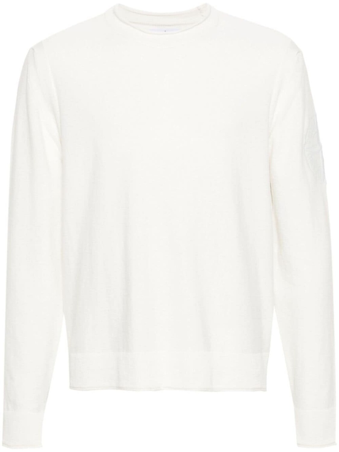 Stone Island джемпер с вышивкой Compass, белый