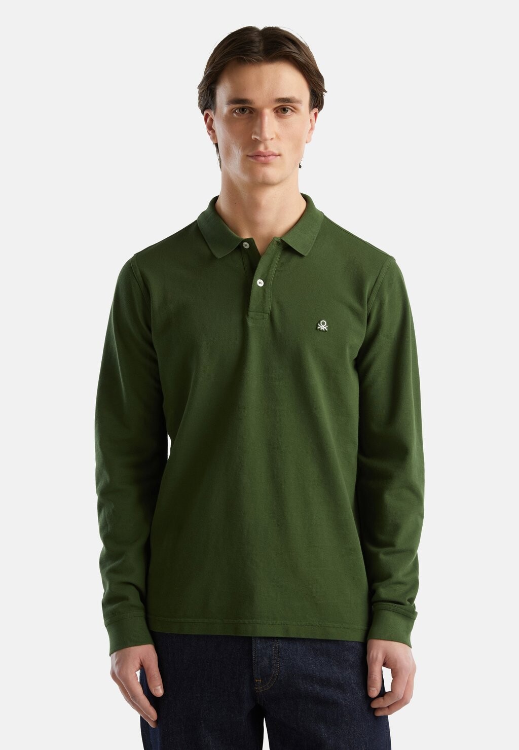 

Поло United Colors of Benetton, зеленый