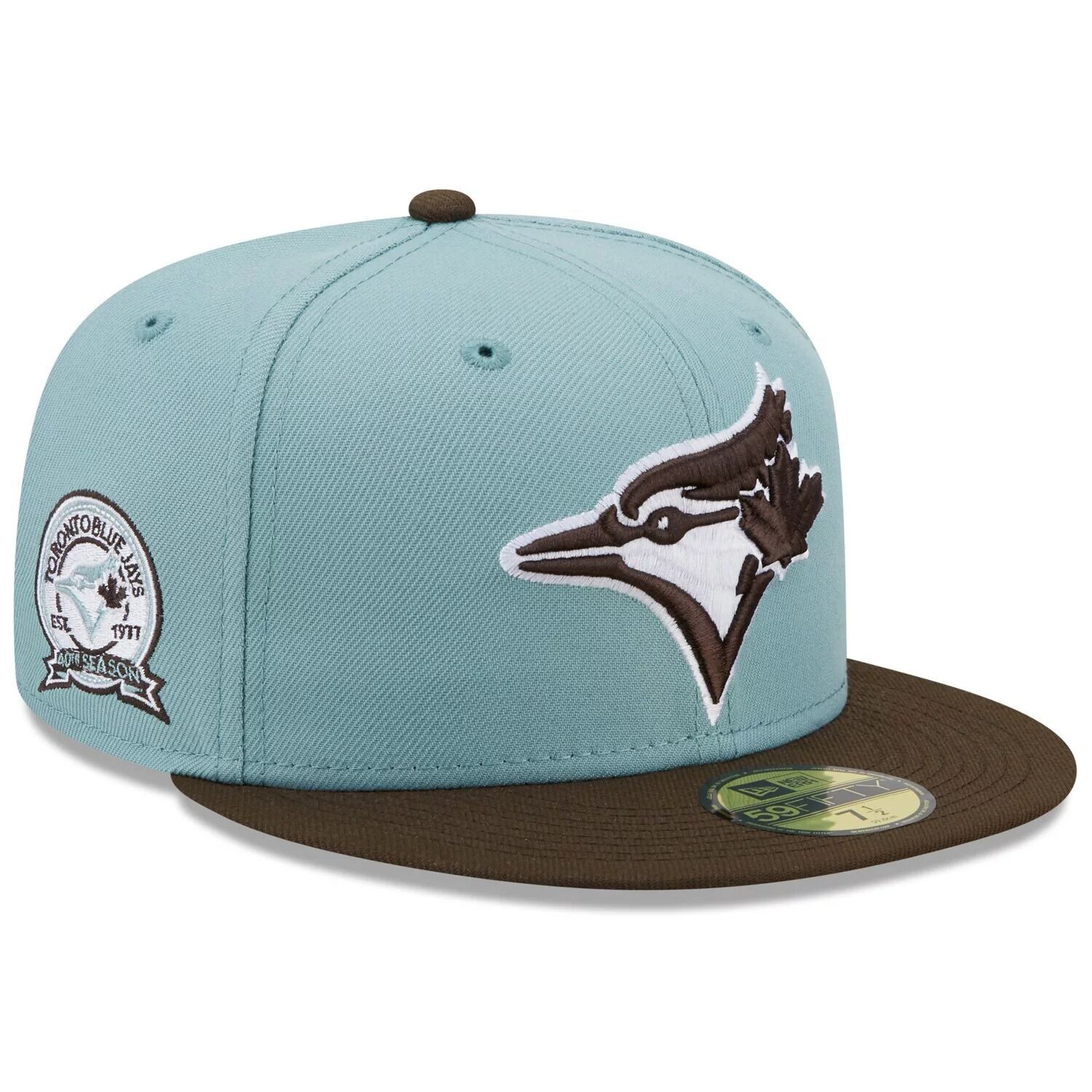 

Мужская шляпа New Era светло-синяя/коричневая Toronto Blue Jays 40th Anniversary Beach Kiss 59FIFTY