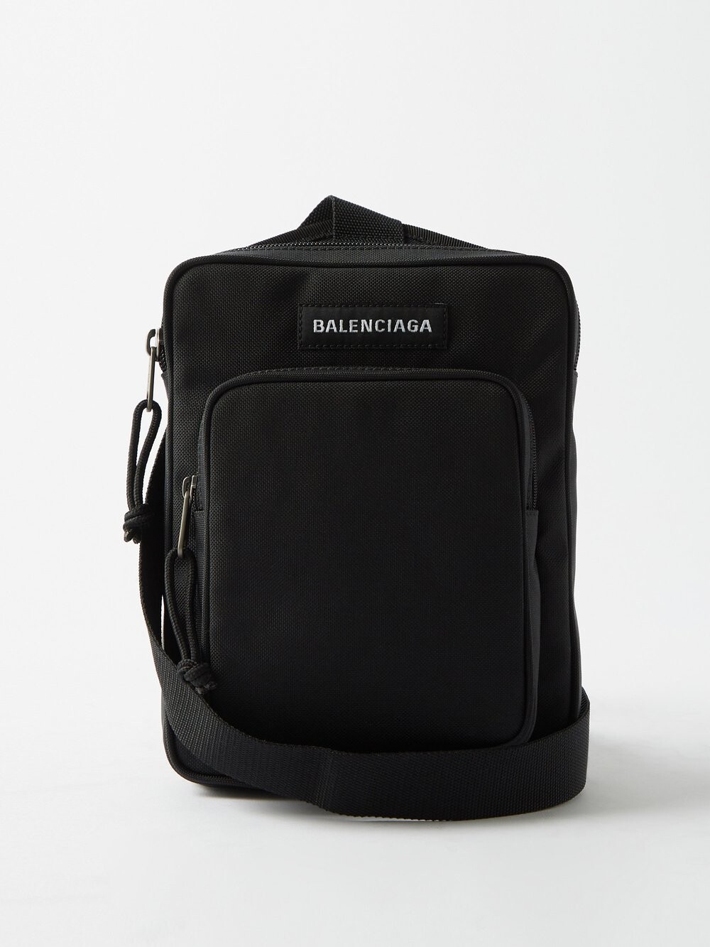 

Сумка через плечо explorer из переработанного материала Balenciaga, черный