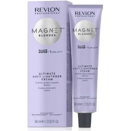 revlon magnet blondes ultimate крем пероксид с добавлением масла 9% 900 мл Magnet Blondes Ultimate Soft осветляющий крем, 60 мл, Revlon