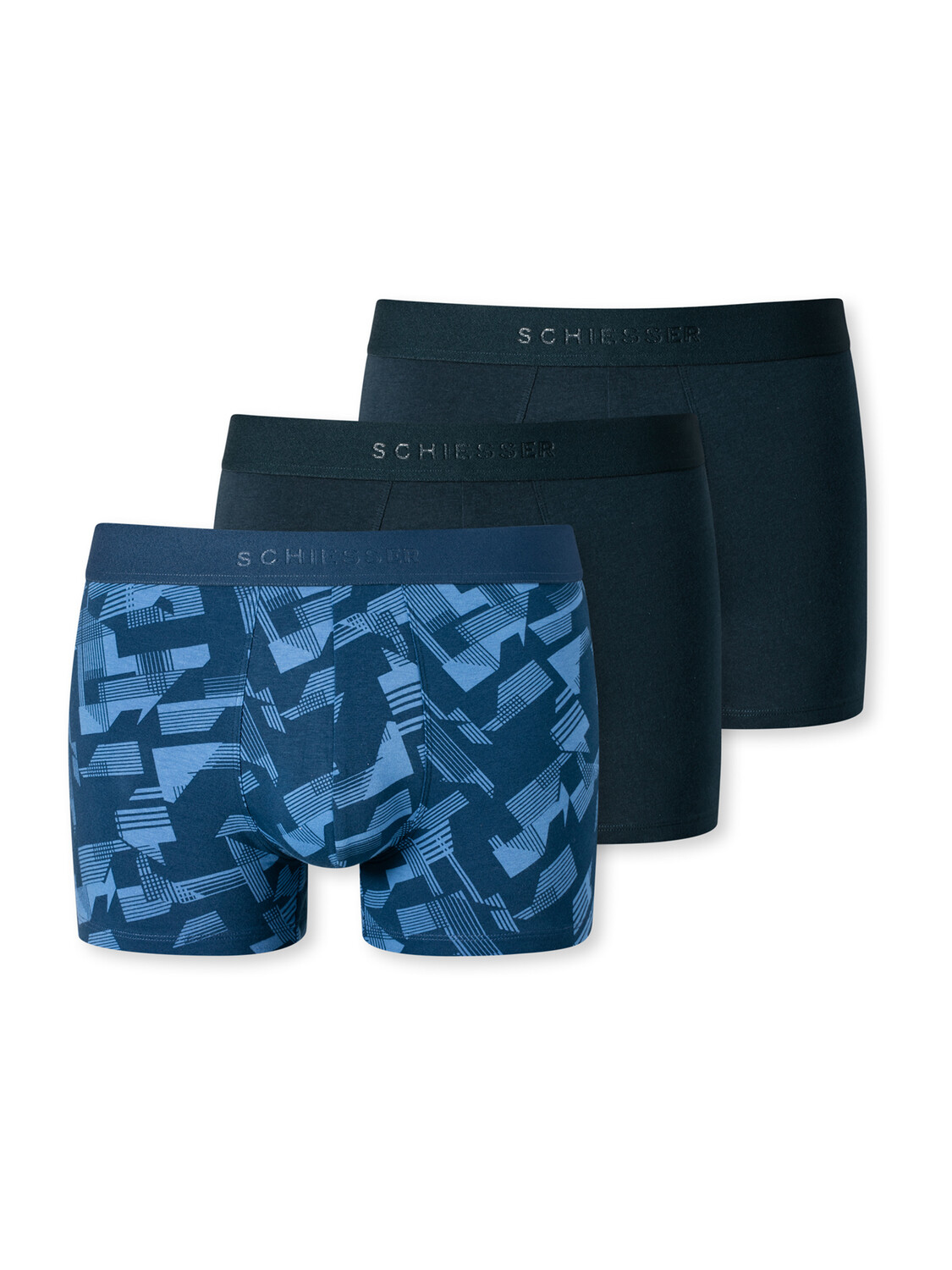 

Боксеры Schiesser Trunk 95/5 Organic Cotton, цвет dunkelblau, royalblau